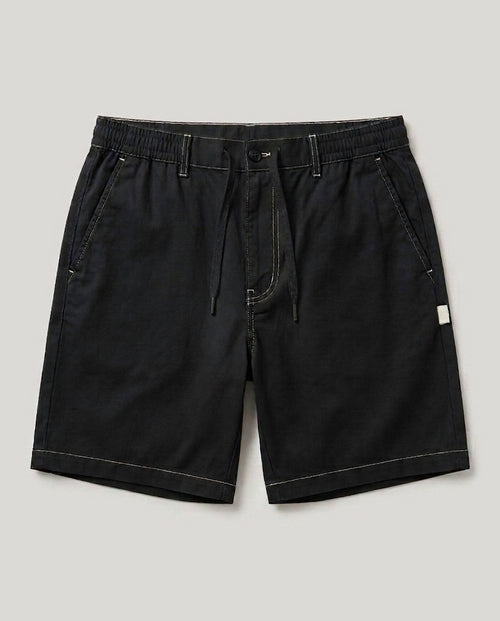 Chino Short - Jet Black flat